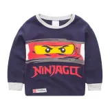 Toddler Boy 2 Pieces Pajamas Sleepwear Lego Ninjago Long Sleeve Shirt & Legging Sets
