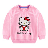 Toddler Girl Slogan Long Sleeve Sweatshirt