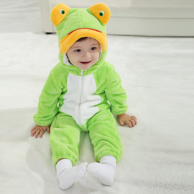 frog onesie baby