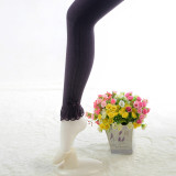 Baby Toddler Girls Tights Bowknot and Lace Ruffles Pantyhose Cotton Warm Leggings Stockings