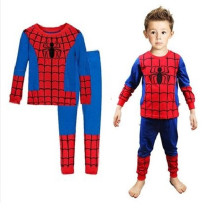 Toddler Boy 2 Pieces Pajamas Sleepwear Spider Man Long Sleeve Shirt & Leggings Set