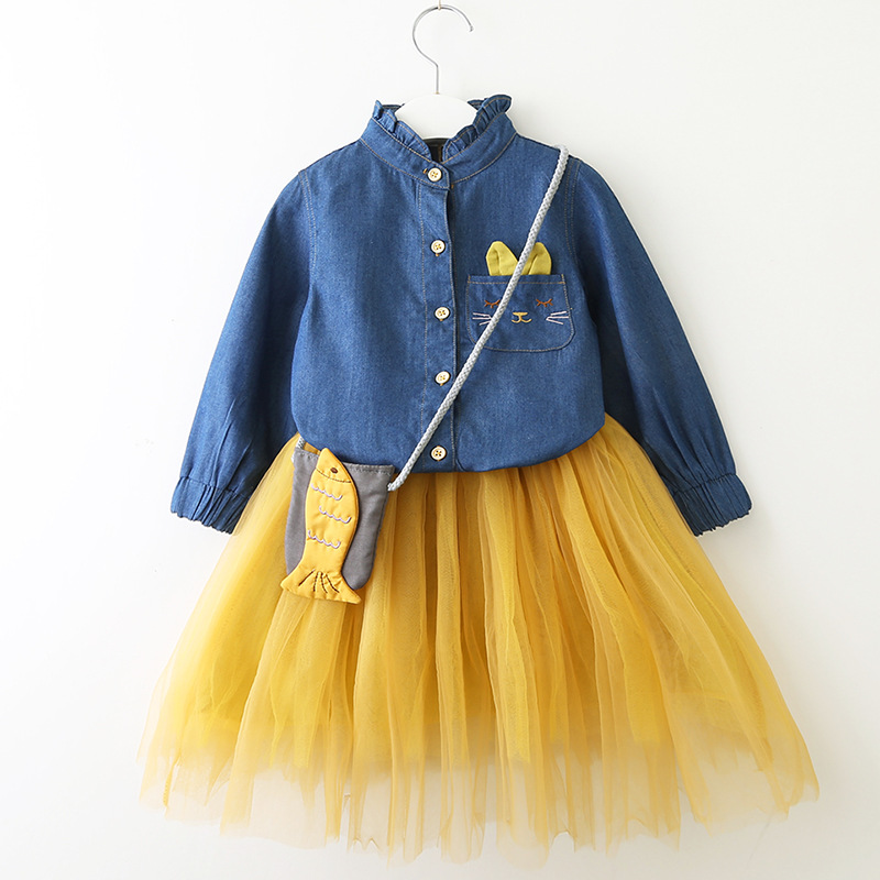 blue jean tutu skirt