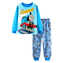 Toddler Boy 2 Pieces Pajamas Sleepwear Thomas Long Sleeve Shirt & Leggings Set
