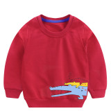 Toddler Boy Print Crocodiles Long Sleeve Sweatshirt