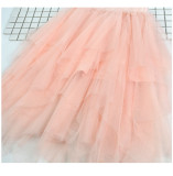 Toddler Girl Pink Tutu Tulle Skirt Princess Fluffy Pettiskirt