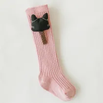 Baby Toddler Girls Knee-high Pink Fox Tube Stocking