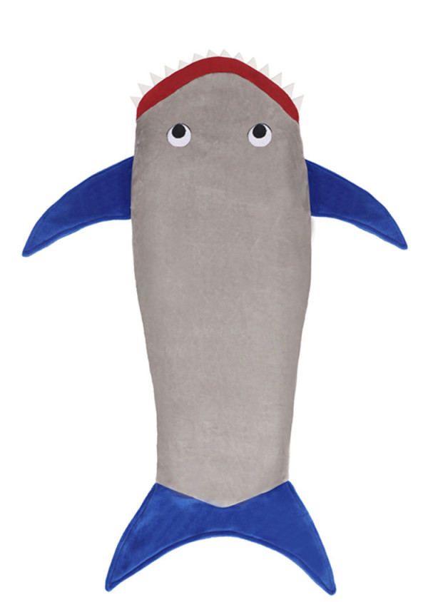 Kid Shark Tail Blanket Plush Animal Sleeping Bag for Children（2-10Years）