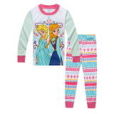 Toddler Girl 2 Pieces Pajamas Sleepwear Snow White Long Sleeve Shirt & Leggings Set