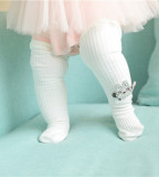 Baby Toddler Girls Tights Badge Pantyhose Cotton Warm Leggings Stockings