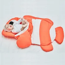Baby Clownfish Plush Animal Sleeping Bag for Baby（0-18Month）