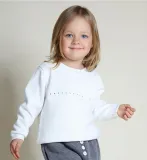 Toddler Girl Knit Pullover Cute Rabbit Back Sweater