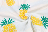 Toddler Girl Knit Cardigan Fruit Pineapples Thin Sweater