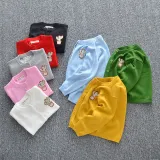 Toddler Girl Knit Cardigan Pure Color Sweater Plant Cactus Pattern