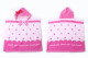 Baby Pink Bowknot Face Hooded Bathrobe Towel Bathrobe Cloak Size 24 *47 
