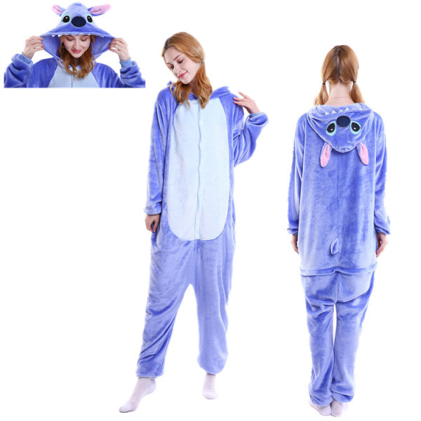 Unisex Adult Pajamas Stitch Animal Cosplay Costume Pajamas