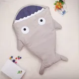 Baby Shark Blanket Plush Animal Sleeping Bag for Baby（0-18Month）