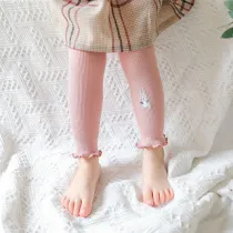 Baby Toddler Girls Tights Rabbit Ears Cotton Warm Leggings Pants
