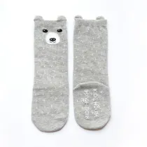 Baby Toddler Girl Anti-skid Socks Pink Stripes Print Bea Socks