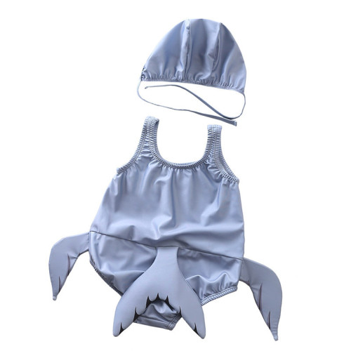 Baby 3D Cute Walrus Swimsuit With Swim Cap 0-3 Years