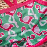 Kid Girls' Print Flamingos Ruffles Bikini Set Beach Swimwear 2 Pieces Swimsuit