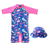 Toddler Girls' Print Sea Animals One Piece Beach Swimwear
