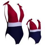 Mommy and Me Matching Swimwear 3 Color Matching Swimsuit