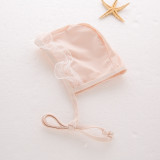 Baby Pink Swan Tutu Swimsuit With Swim Cap