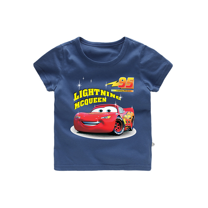 Boys Prints Racing Cars T-shirts