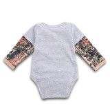 Baby Boy Prints Long Sleeves Cotton Bodysuit
