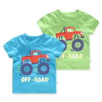 Boys Prints Cartoon Cars T-shirt
