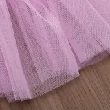 Baby Girl Print Slogans Short Sleeves Bodysuit and Pink Tutu Skirts Two Pieces Outfits