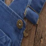 Girls Denim Jumpsuits Overalls