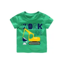 Boys Prints Mechanical Digger T-shirts