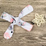 Baby Girl Print Slogans Short Sleeves Bodysuit and Leafs Pants Two Pieces Outfits with Hairband