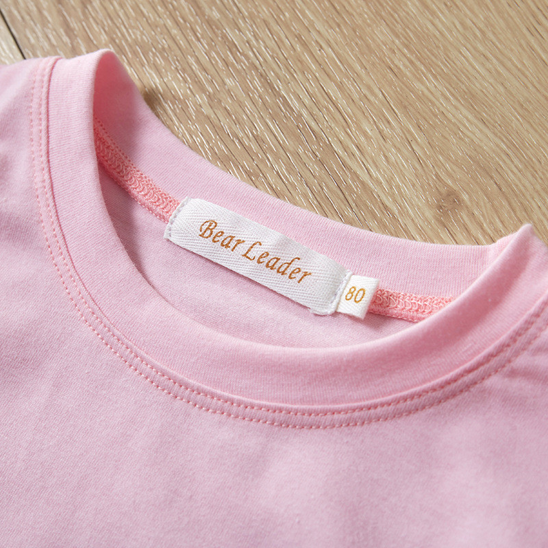 Sweet Heart Girls’ Pink T-Shirt & Denim Shorts Set