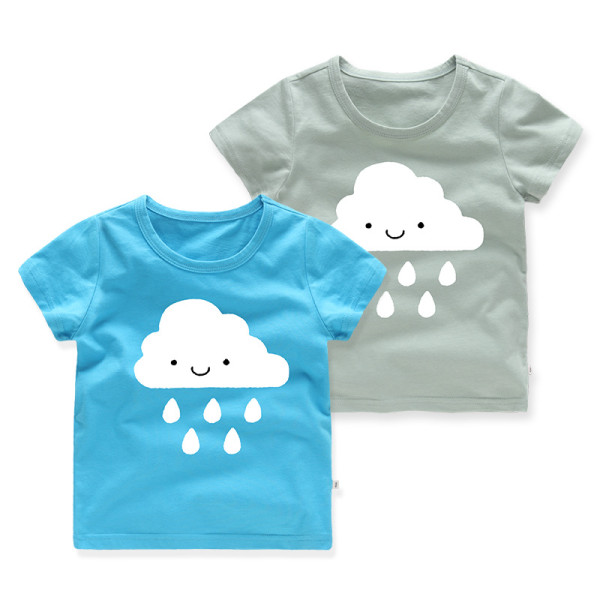 Girls Prints Cloud T-shirt