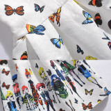 Girls Print Butterflies A-line Sleeveless Dresses