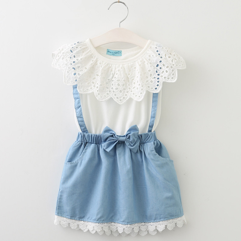 Toddler Denim Dress Chlo - Girls Ivory Eyelet Denim Jeans Denim Dress Girls  10-12