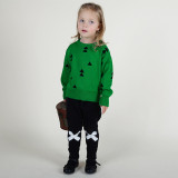 Toddler Girl Knit Pullover Black Triangles Geometric Pattern Sweater