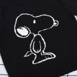 Toddler Boy and Girl Knit Pullover Cute SNOOPY Cartoon Sweater