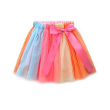Girls Birthday T-shirt and Colorful Tutu Skirt Two-Piece Outfit