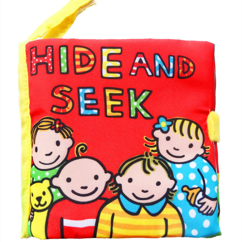 Baby's First Story Cloth Book Hide & Seek