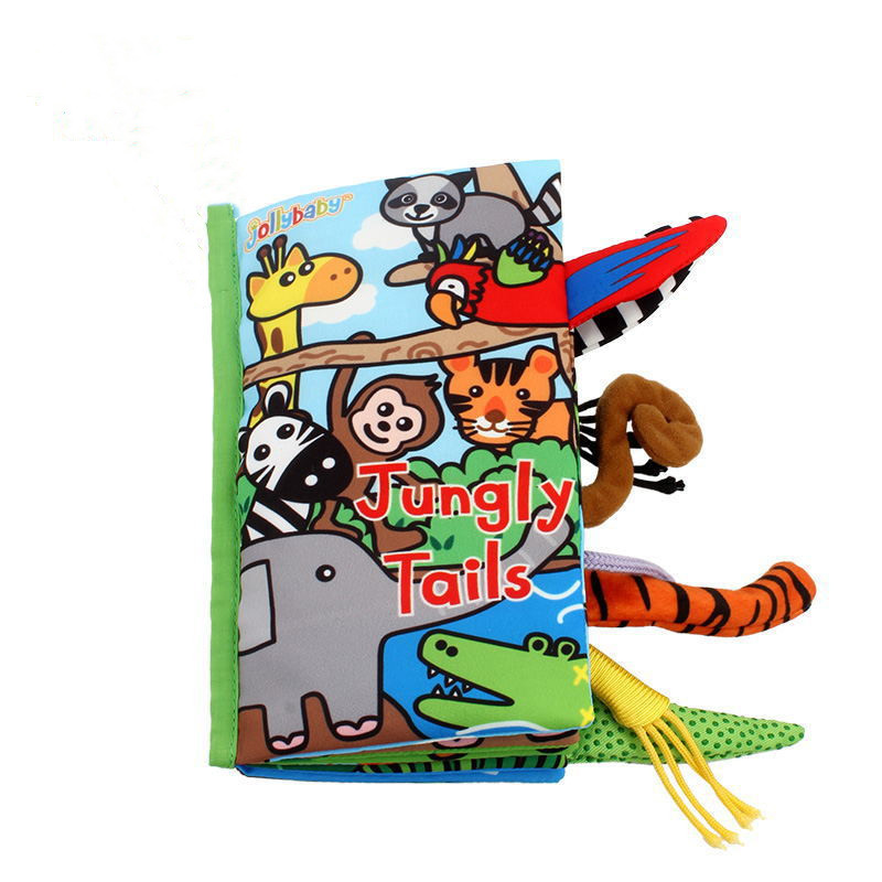 Baby's First 3D Jungle Tails Cloth Book