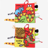 Baby's First 3D Silly Animals' Tails Cloth Book