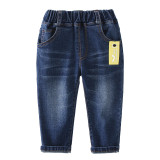 Boys Denim Jeans With Rubber Waist