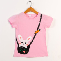 Girls Print Rabbit T-Shirts