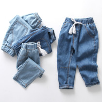 Boys Casual Lightweight Denim Jeans With Rope Tape