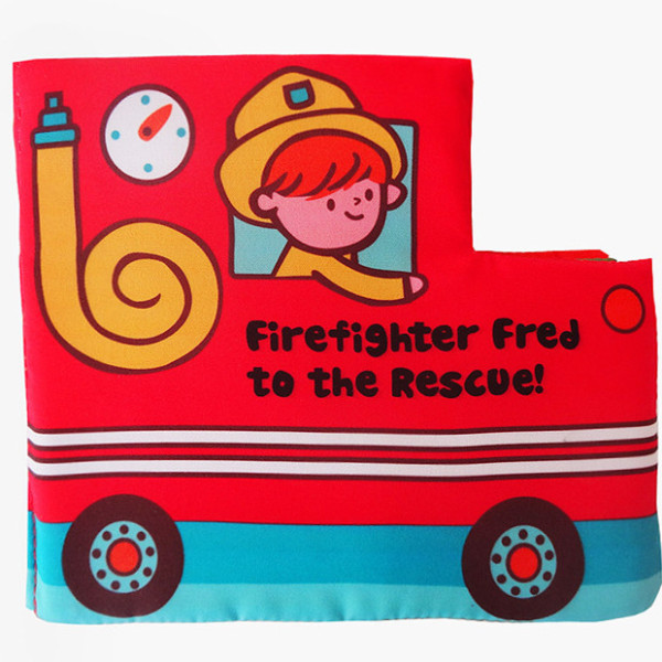 Baby's First Cloth Book Learn Fire Fighting Truck