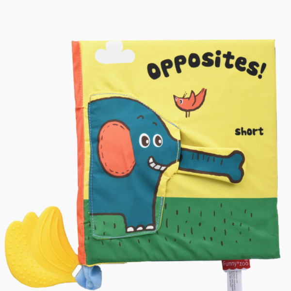Baby's First 3D Opposites Words Cloth Book