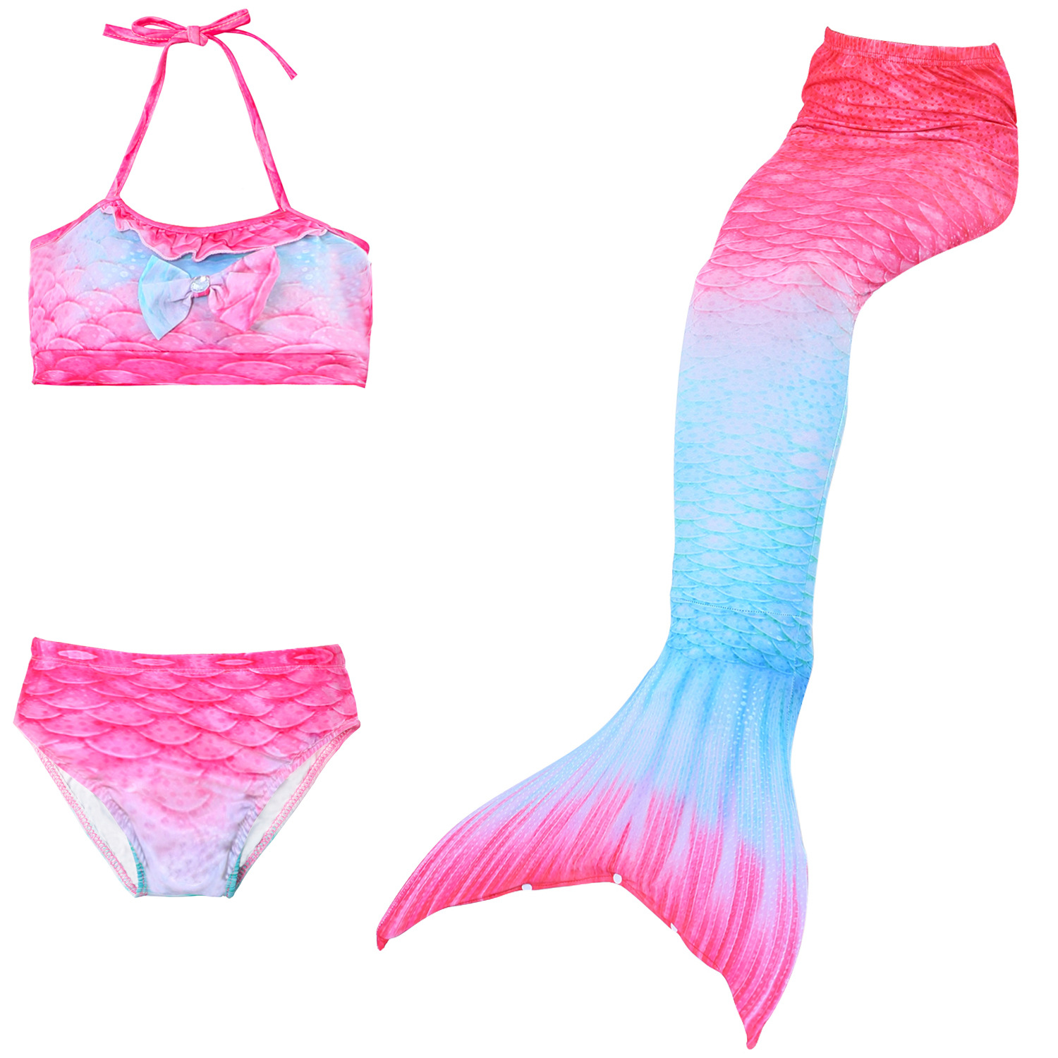 pink mermaid swimsuit